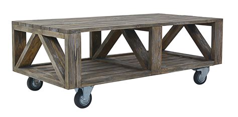 Industrial wood coffee table with shelf & wheels, 360°free rotating frame rustic cocktail table, farmhouse accent table for living room, bedroom, 47.9 l x 26 w x 17.9 h, dark brown $138.98 $ 138. Industrial Coffee Table with Wheels | Stylish coffee table ...