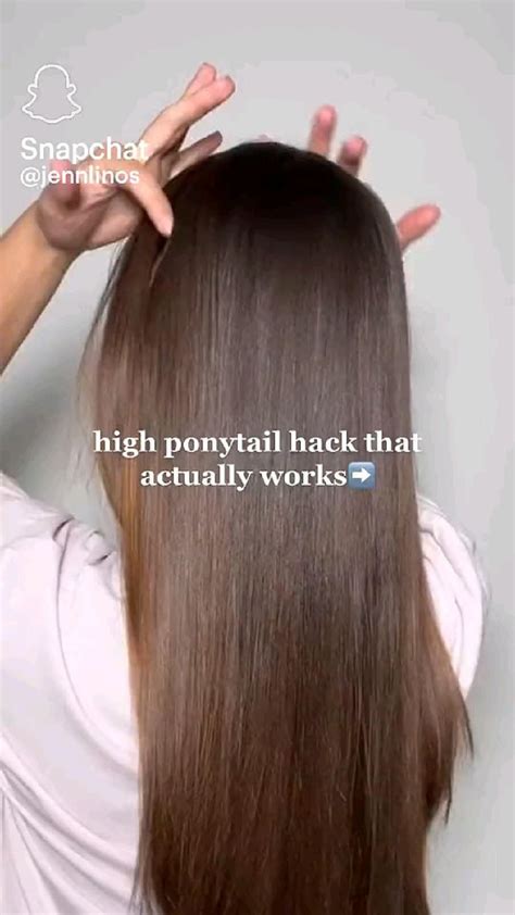 Pin By S A O I R S é On Pomodoro Ponytail Hairstyles Tutorial