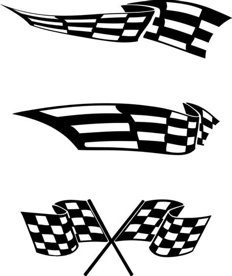 Finish Line Clipart End Race Checkered Racing Flags Png Download