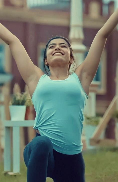 rashmika fitness mood bollywood girls indian girl bikini beautiful bollywood actress