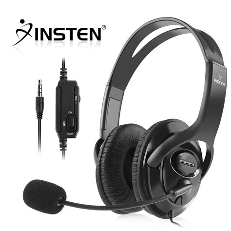 Wired Gaming Headset Earphones With Mic Microphone Stereo Bass For Sony