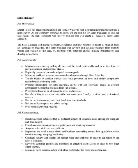 In my current role, my style is to delegate as much as i can, leaving me free to manage at a higher level. Responsibilities Of Sales Manager - Resume Template Database