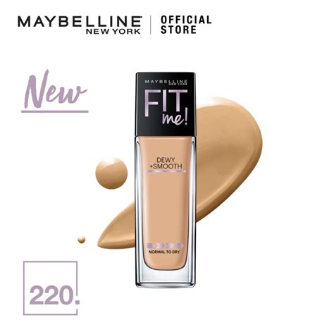 Maybelline Fit Me Dewy Smooth Liquid Foundation 30ml Shopee Malaysia