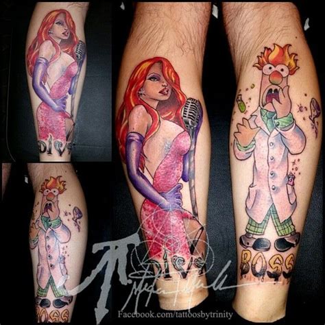 Jessica Rabbit And Beaker Tattoo Jessica Rabbit Tattoos I Tattoo