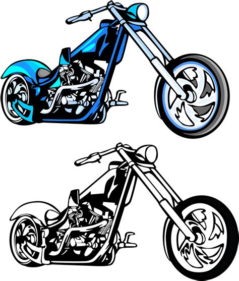 Motorcycle Chopper Drawings The Hippest Pics
