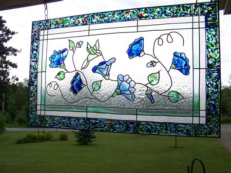 Faux Stained Glass On Plexiglas Using Peel And Stick Lead And Hand