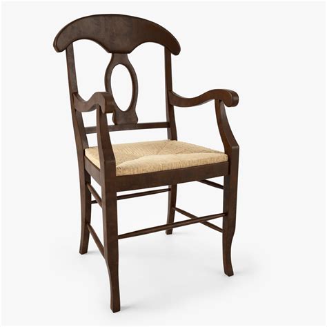 But based on the prices, we're guessing the rent would be pretty expensive. 3D model Pottery Barn Napoleon Rush Seat Chair | CGTrader