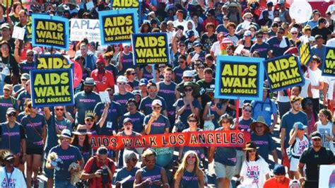 Aids Battle Brings 20000 To Annual Fund Walk In Downtown La