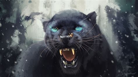 3840x2160 Black Panther Roar Artwork 4k Hd 4k Wallpapers Images
