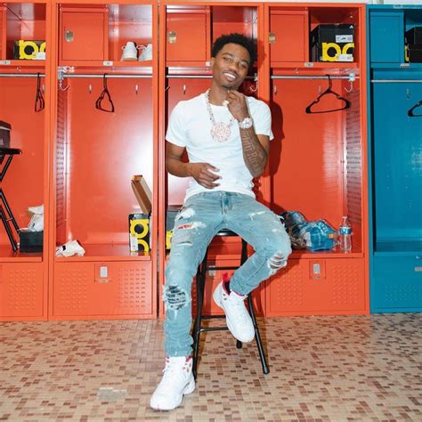 Sneakers Air Jordan White Worn By Roddy Ricch On The Account Instagram