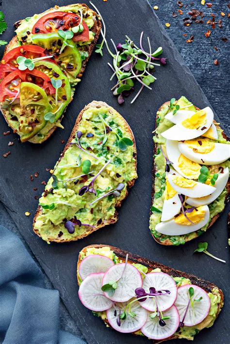 Avocado Toast Recipe With Topping Ideas Cubes N Juliennes