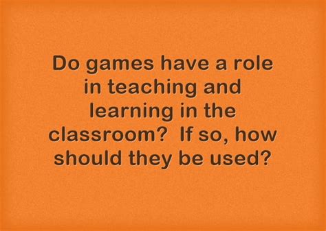 “how Can Games Be Used In The Classroom” Larry Ferlazzos Websites Of The Day