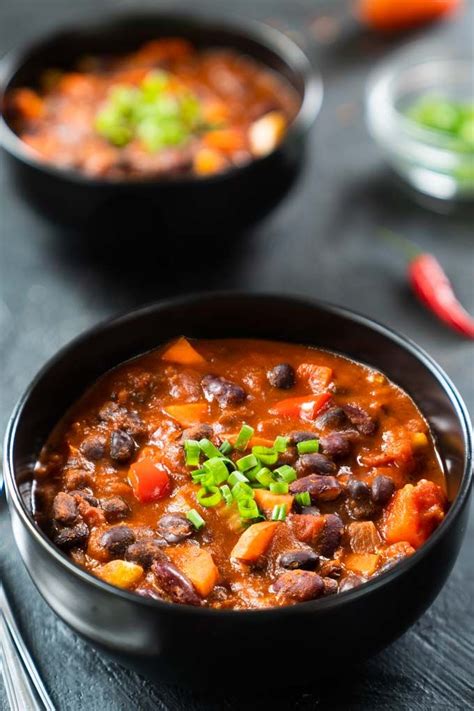 Bean Chili Recipe With Images Vegan Chili