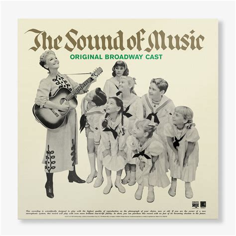 rodgers and hammerstein the sound of music original broadway cast recording 180g 2 lp craft