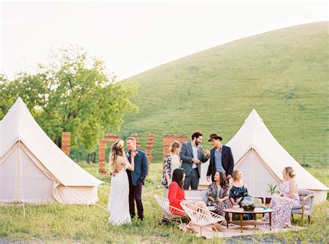 Glamping Festival Inspired Wedding At The Brand New California Ranch