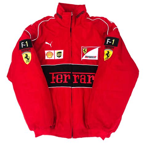 Vintage Ferrari F1 Jacket Red On Storenvy