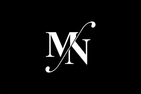 Mn Monogram Logo Design By Vectorseller