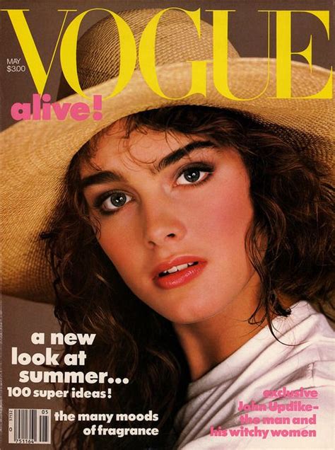 Brooke Shields Vogue 1984 Vintage Pinterest