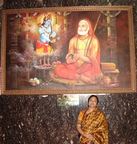 Raghus Column Sri Raghavendra Swamy Brindavanam Mantralayam
