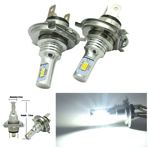 9003 Hb2 H4 Led High Low Beam Csp Fog Lights Headlight Bulbs Kit 35w 6000k Sl Ebay