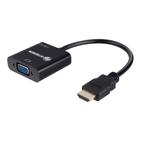 Compra Steren Adaptador Hdmi Macho Vgaaux Hembra Negro 208 151