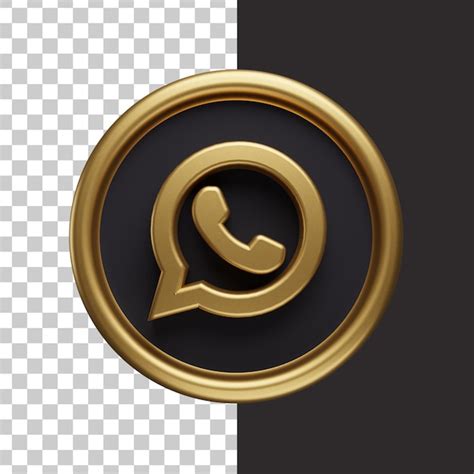 Logo Whatsapp Dourado Vetores E Arquivos Psd Grátis Para Download