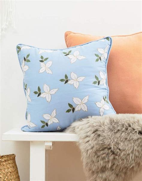 camilla and marc elizabeth scarlett jasmine chambray cushion 40 cm x 40 cm chambray birthday