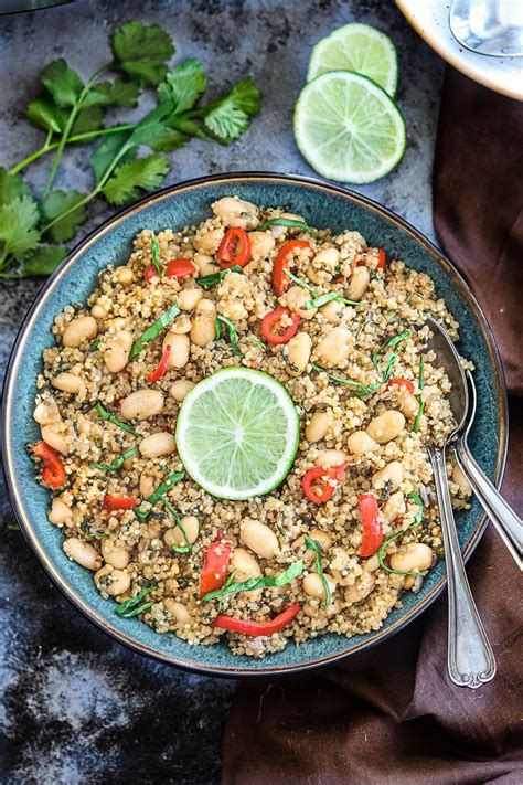 In just minutes, you will have the fluffiest quinoa ready to enjoy in no time! Instant Pot White bean and Coconut Quinoa - Ruchiskitchen