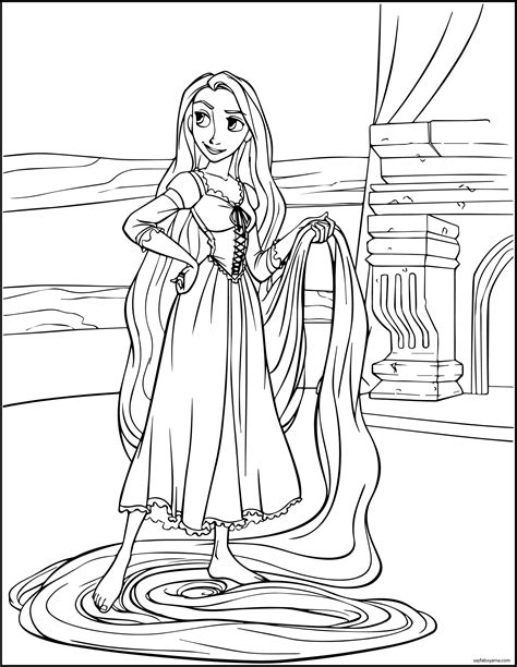 Prenses elsa 6 boyama sayfası ücretsiz olarak kullanılabilir. Rapunzel Prenses Boyama Sayfası - Sayfa Boyama