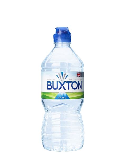 Buxton Natural Still Mineral Water Ml Sports Cap