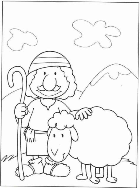 Even though the sheep is alone on this page, you can. Shepherd Coloring Pages - Coloring Home