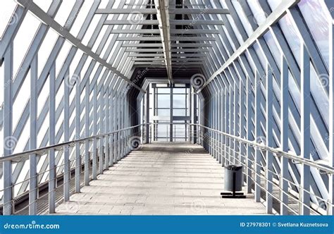 Elevated Walkway Stock Image Image Of Clean Metal Pedestrian 27978301
