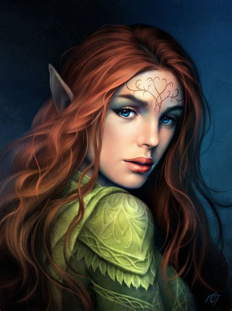 Malvae By Inar Of Shilmista On Deviantart Elves Fantasy Character Portraits Elf Art