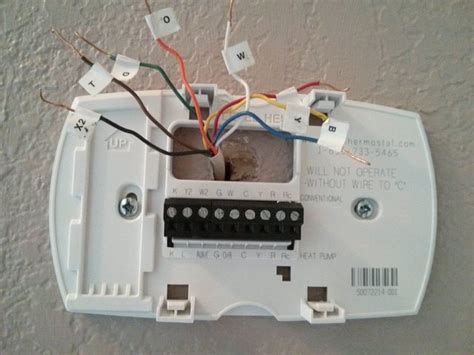 installing honeywell wifi thermostat wiring texags