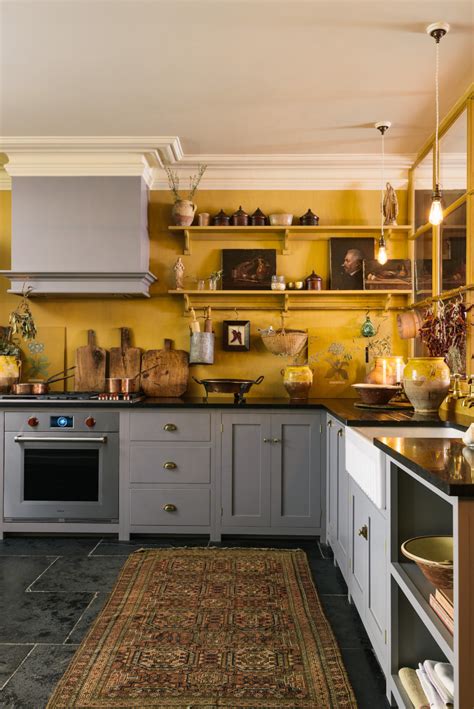 Trend Alert Bright Yellow Kitchens With Painted Kitchen Cabinets