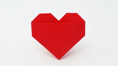 Origami Heart Stand Diagrams And Video Jo Nakashima