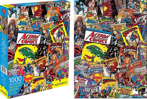Buy Aquarius Dc Comics Superman Collage 1000 Piece Jigsaw Puzzle Online