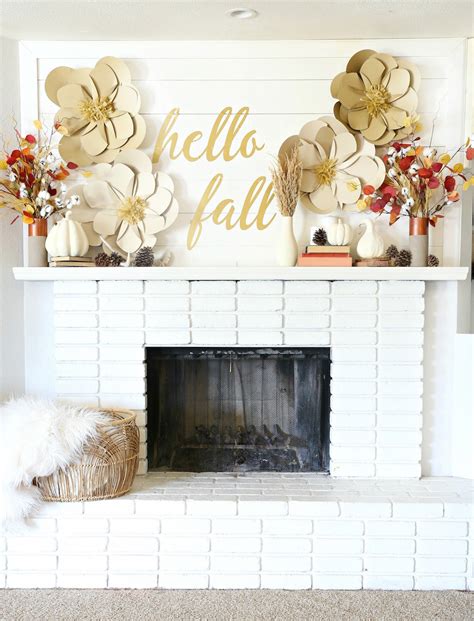 Diy Fall Mantle Decor Classy Clutter