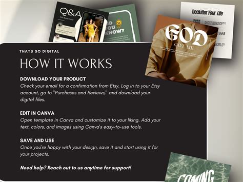 Modern Social Media Template Influencer Social Media Template Social