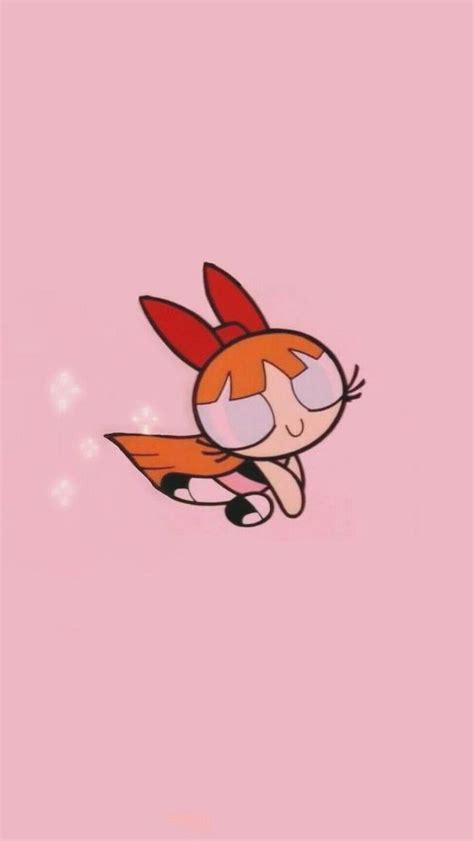 Blossom From The Powerpuff Girls Cute Iphone Wallpapers Pink