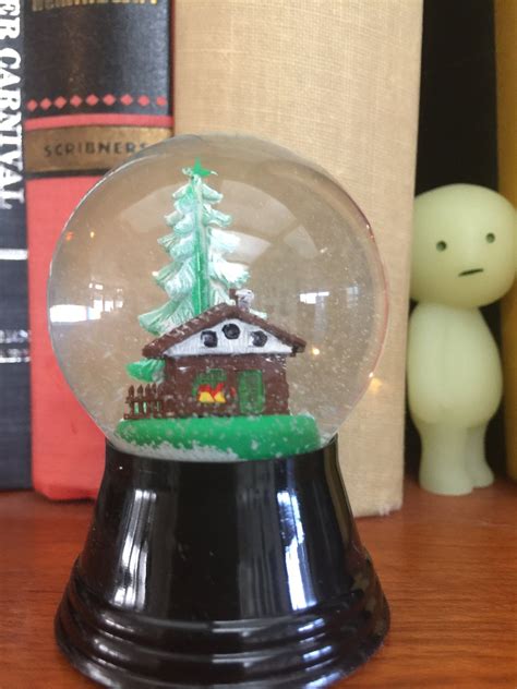The leds will flash blue when. Tiny House and Tree inside a Handmade Miniature Snow Globe ...
