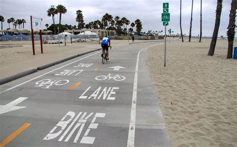 2301 long beach blvd, wrigley, long beach. Long Beach Bike Path: A Sandy, Shoreline Trail In Southern ...