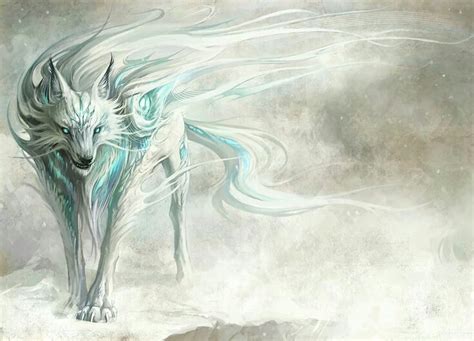 Ice Wolf Mythical Creatures Winter Wolf Mystical Creatures