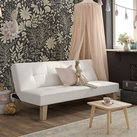 Resource furniture vancouver is british columbia's premier source for transforming tables including the finest italian wall bed systems available anywhere in the world. Aria Futon Sofa Bed, White - Walmart.com - Walmart.com