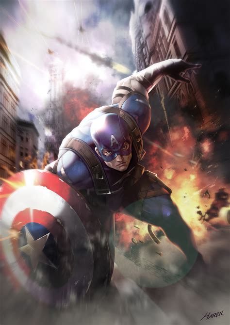 Captain America Fan Art By Hanseul Kim On Deviantart