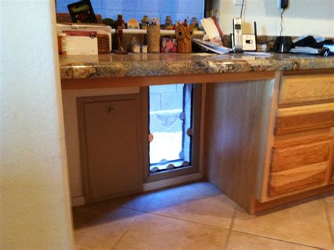 Added convenience for pet owners. Dog door installation | Dog door installation, Dog door ...