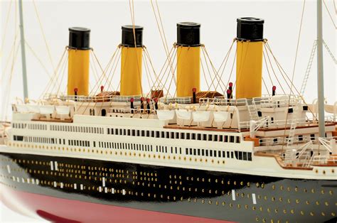 Rms Titanic Ship Model Handcraftedready Madewoodentall Ship