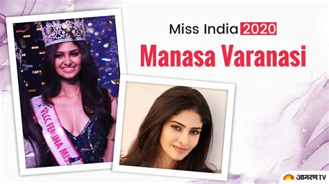 Manasa Varanasi Miss India 2020 Biography Early Life Education