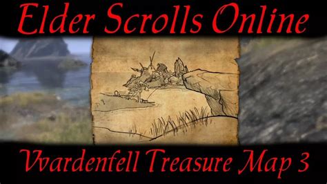 Vvardenfell Treasure Map Elder Scrolls Online ESO