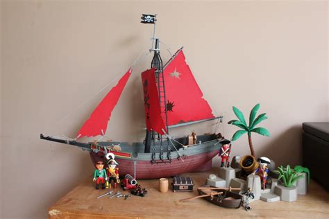 Playmobil Piratenboot Met Eiland 3619 Playmobil Piraten 2e Hands Playmo